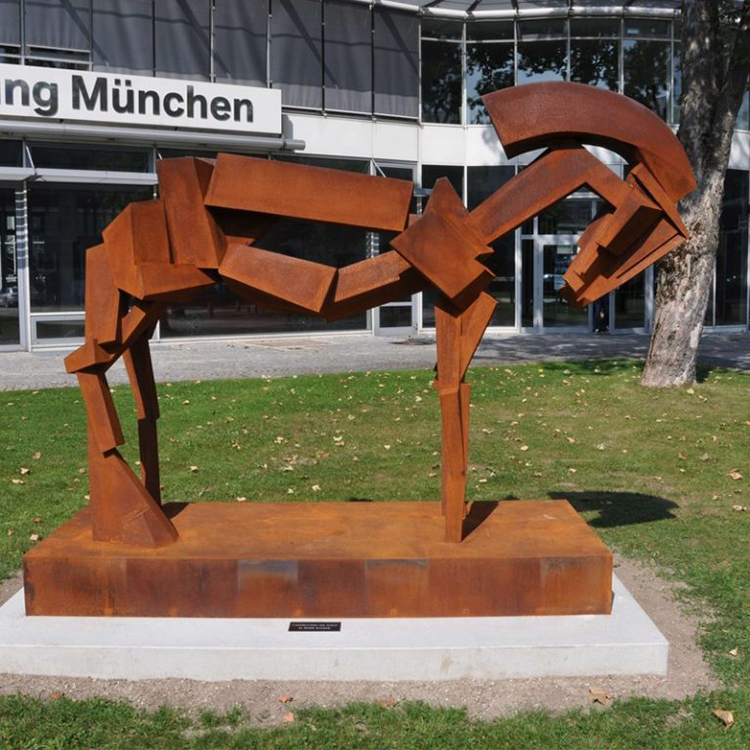 weathering steel sculpture