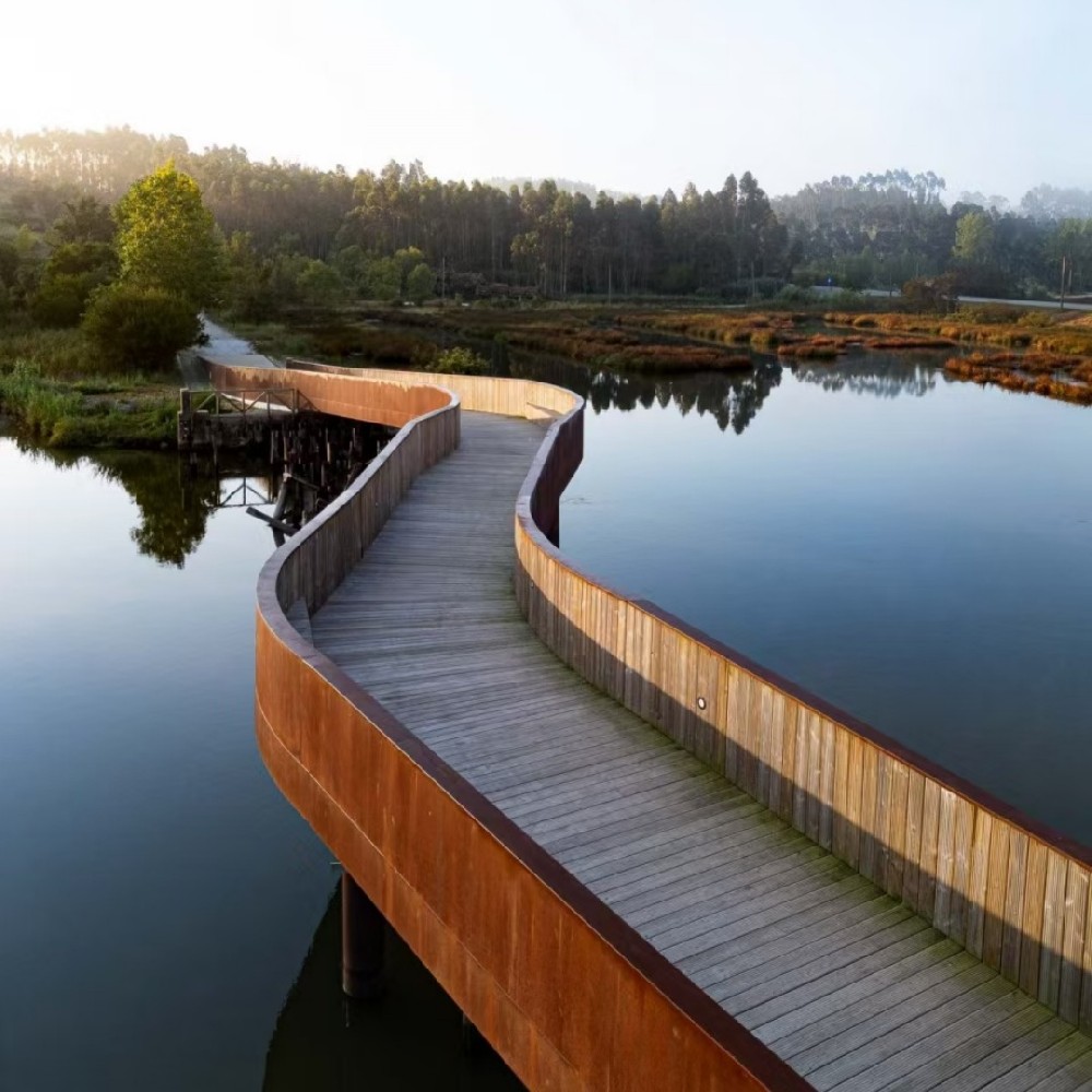 weathering steel bridge