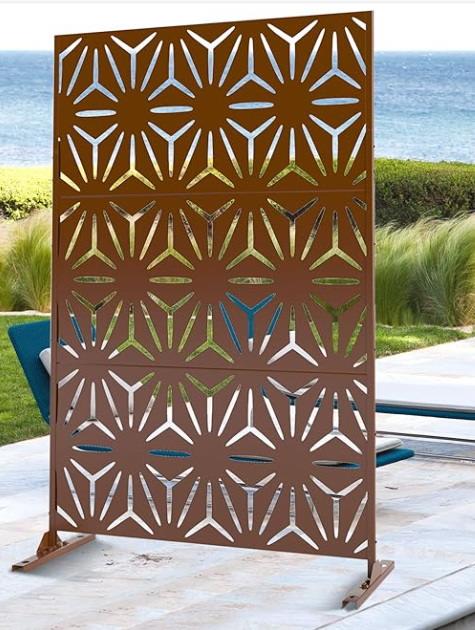 weathering steel screen